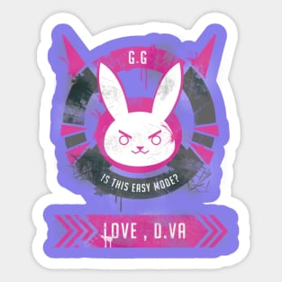 D.va Vector Shirt Sticker